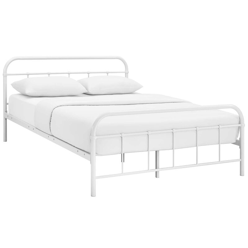 Modway Furniture  36.5 x 84.5 in. Maisie Queen Stainless Steel Bed Frame image number 0