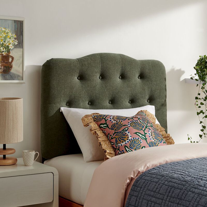 Annabel Premium Linen Blend Twin Headboard image number 6
