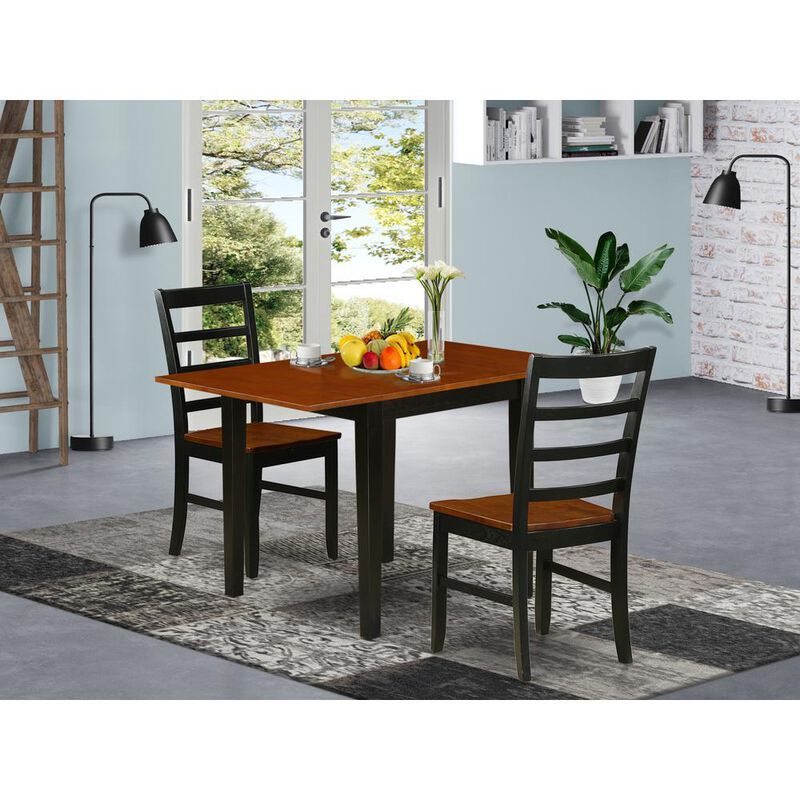 Dining Room Set Black & Cherry