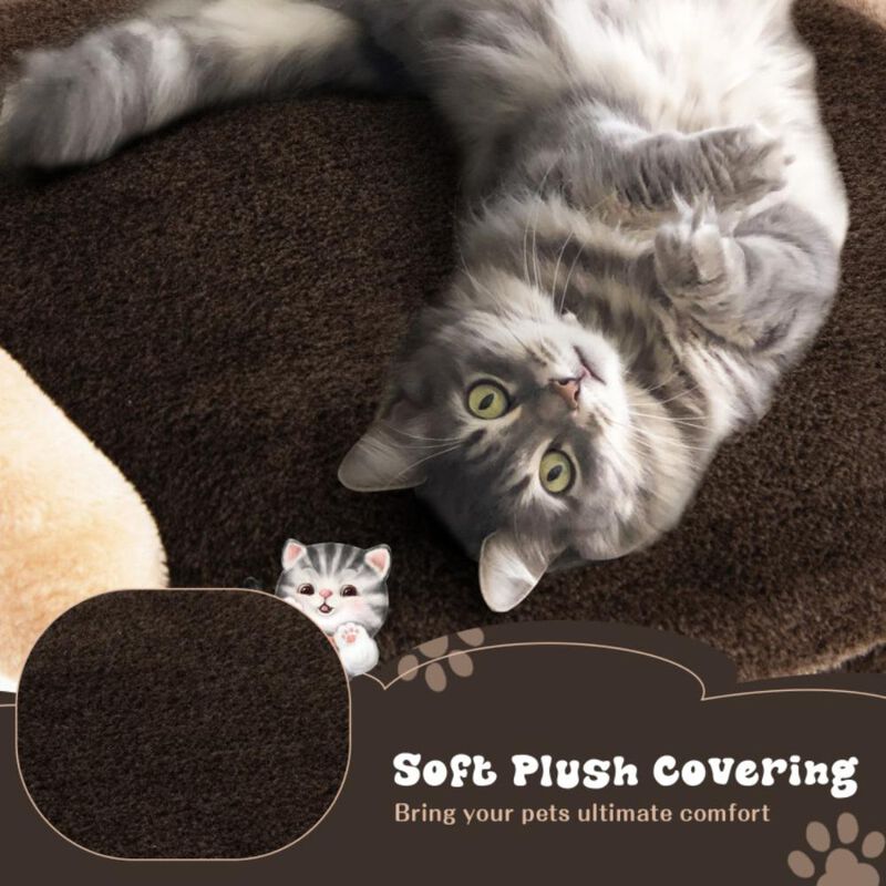 Hivvago 40 Inch Cat Tree Tower MultiLevel Activity Tree with 2Tier