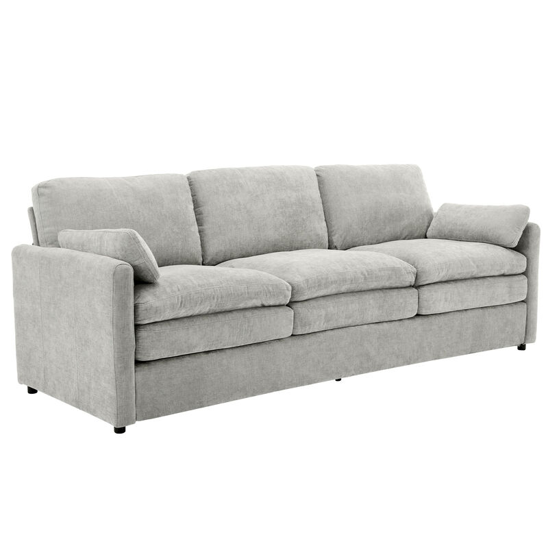 Whisen 89" Cozy 3-seater Sofa, Oversized Comfy Cloud Sofa, Double Cushion 3-seater Sofa image number 3