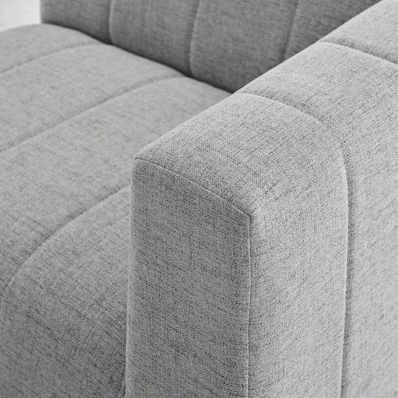 Bartlett Upholstered Fabric Right-Arm Chair Light Gray image number 5