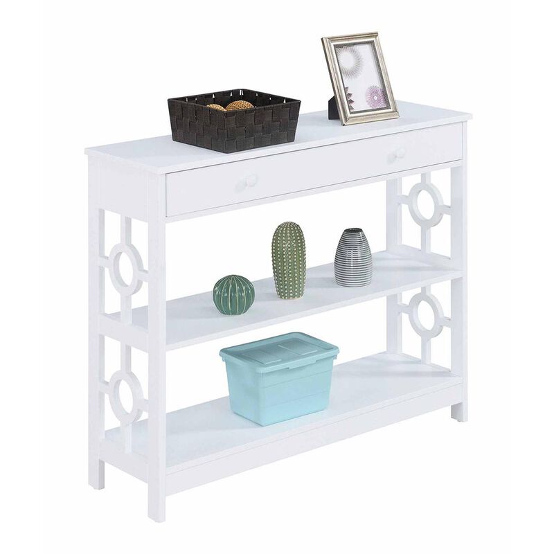 Convenience Concepts Ring 1 Drawer Console Table