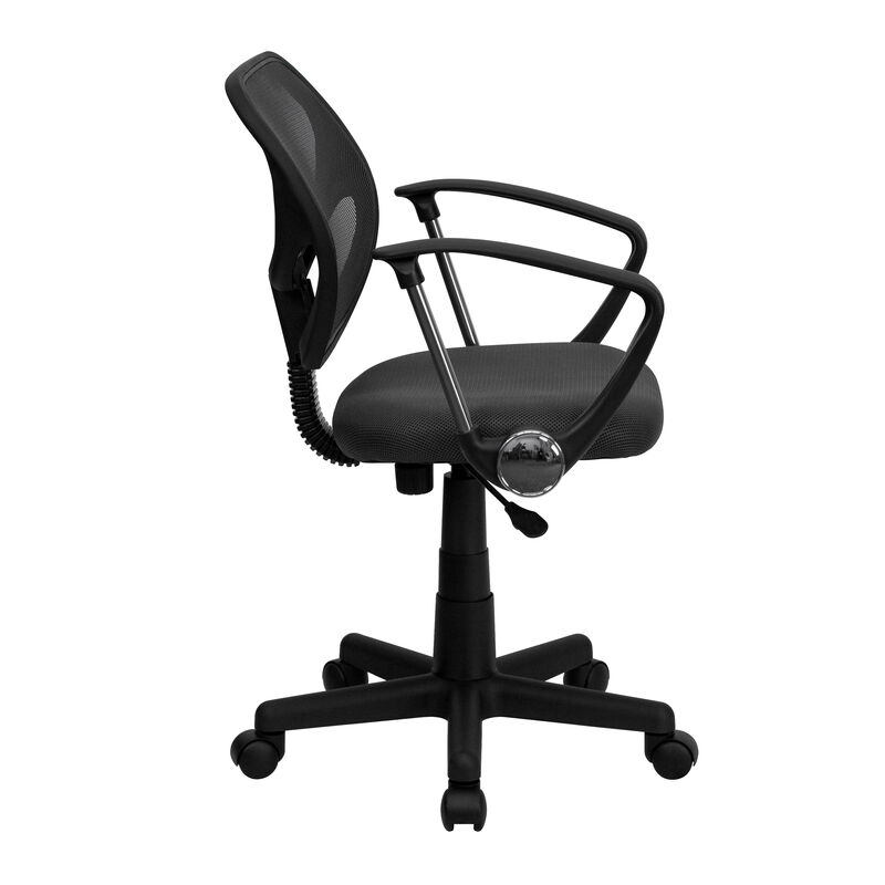 Neri Low Back   Mesh Swivel Task Office Chair with Arms image number 6