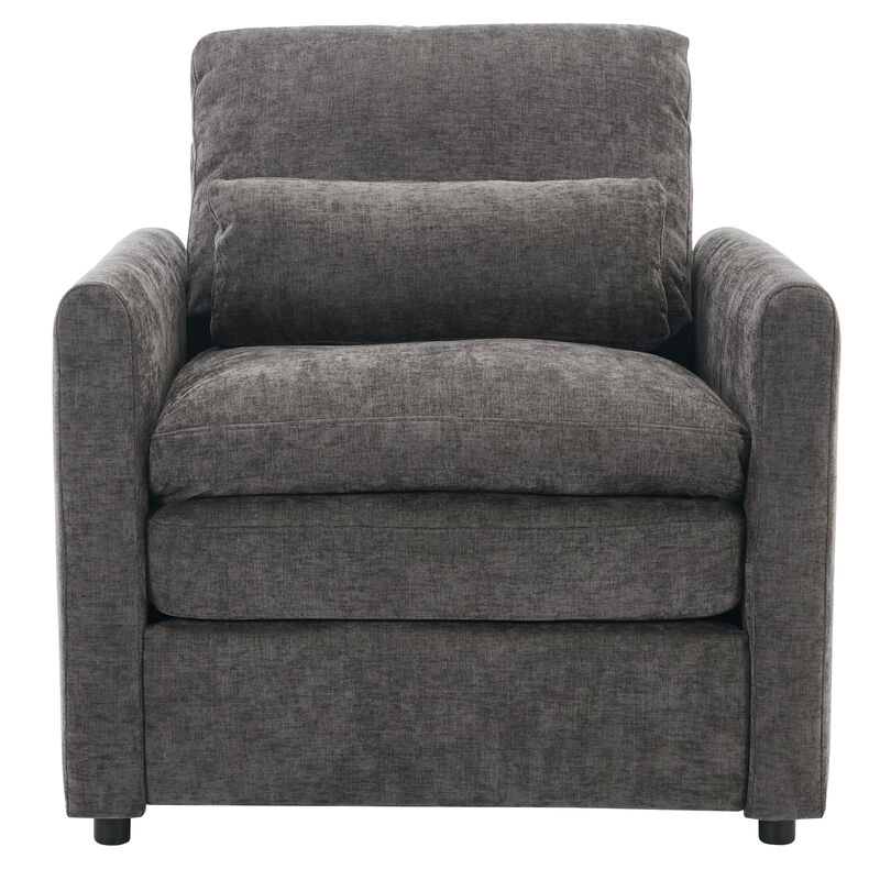 Merax Upholstered Armchair Single Sofa Chair