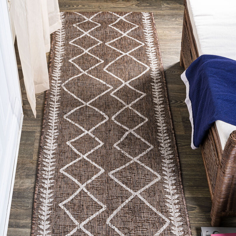 Derya Tribal Diamond Trellis Indoor/Outdoor Area Rug