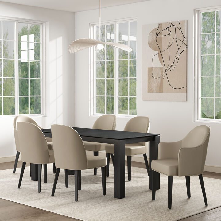 Hillman Brown Dining Chairs (Set of 6)