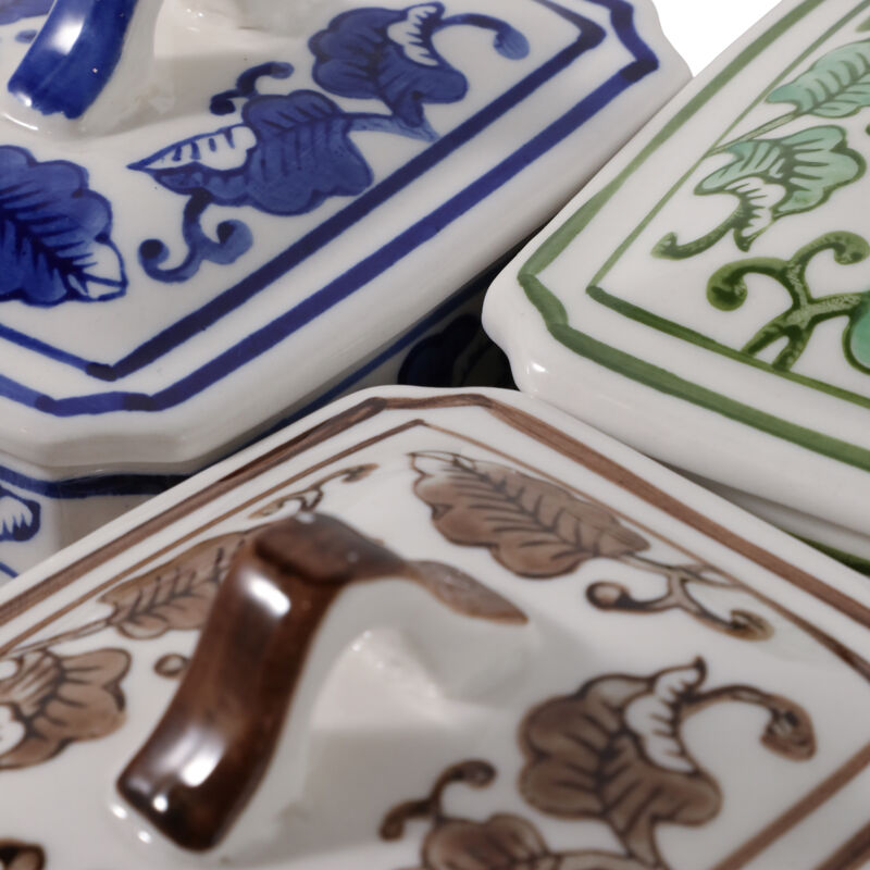 Set/3 Chinoiserie Jars, 6" image number 5