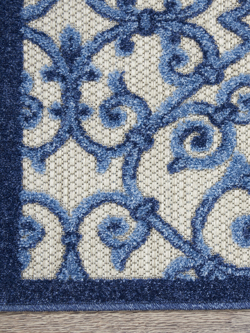 Aloha ALH21 Gray/Blue 3'6" x 5'6" Rug