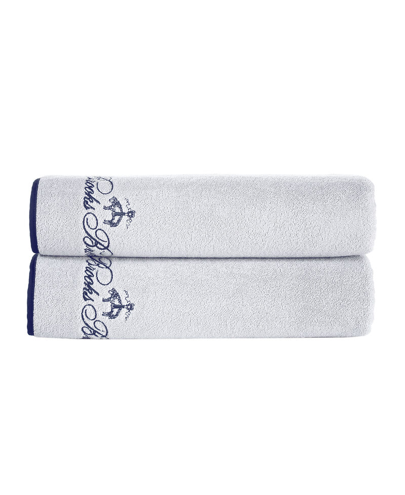 Brooks Brothers Contrast Frame 2 pcs Bath Sheets