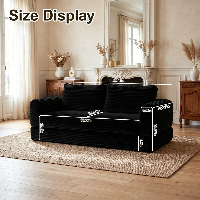 Reptax Convertible Sleeper Sofa Bed image number 7
