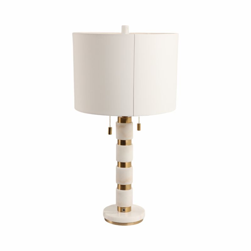 27x14" Stacked Marble Lamp image number 4