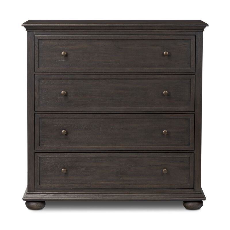 Geoffrey Smoked Black Tall Dresser