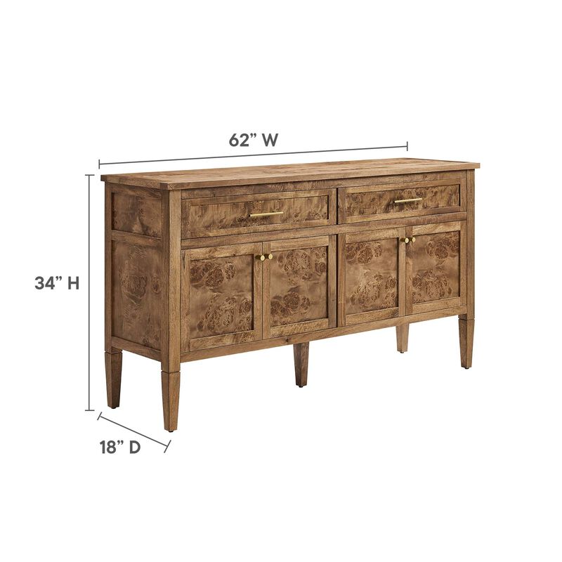 Elysian 62" Wood Sideboard image number 2
