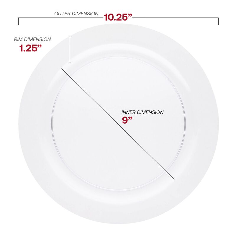 Clear Economy Round Plastic Dinnerware Value Set (120 Sets) image number 2