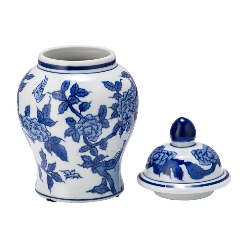 8" Ceramic Temple Jar image number 2