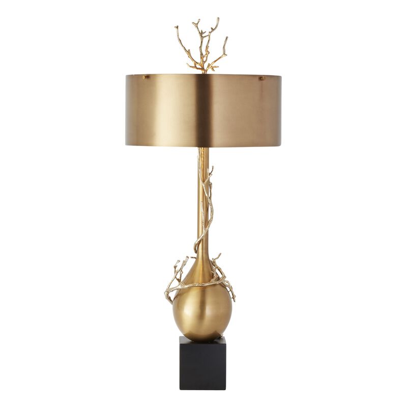 Twig Bulb Lamp-Brass