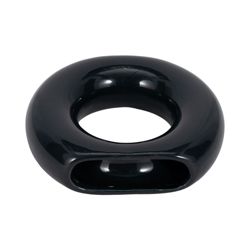 Cer, 5" Donut Vase, Navy image number 5