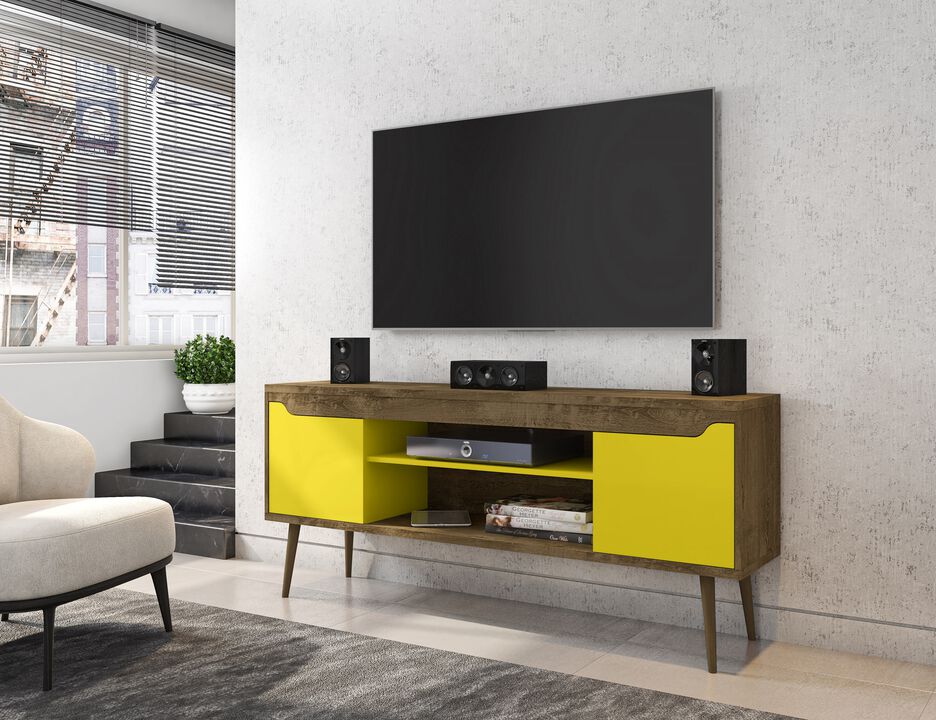 Bradley Yellow TV Stand