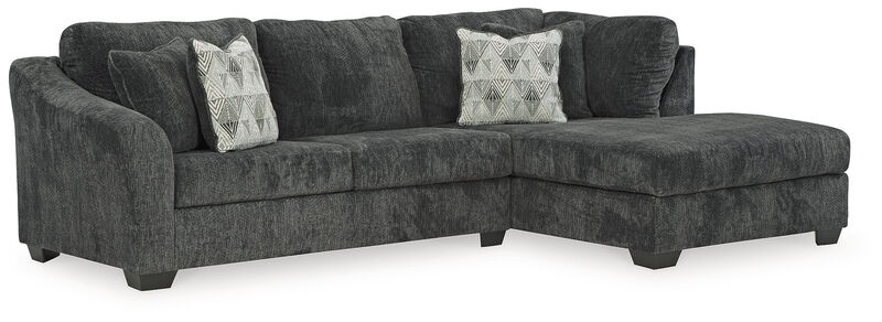 Biddeford 2PC Sleeper Sectional W/Chaise
