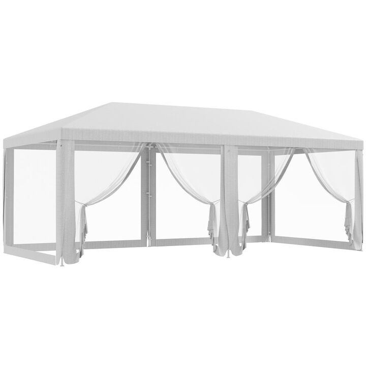 Hivvago 10x20 Outdoor Event Tent with Removable Panels