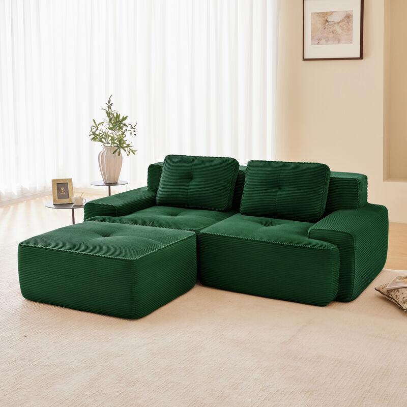 Lshaped Modular Sectional Sofa for Living Room image number 1