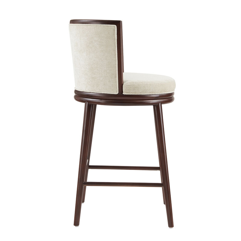Evalyn Cream Bar Stools (Set of 2)