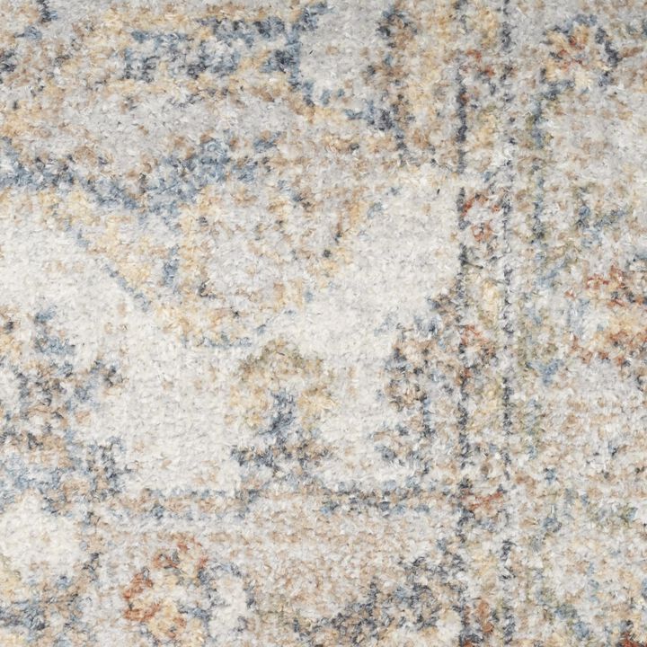 HomeRoots 8' X 10' Gray Oriental Power Loom Washable Area Rug
