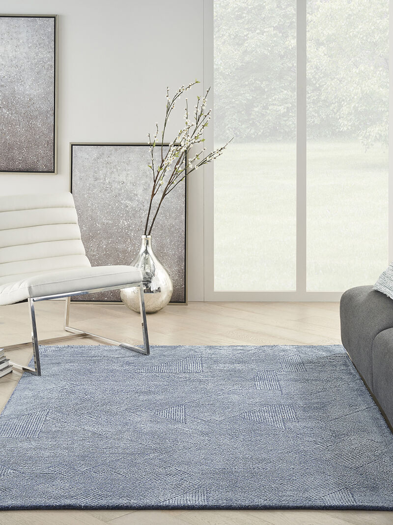 Ma30 Star SMR01 Blue 5'3" x 7'3" Rug image number 7