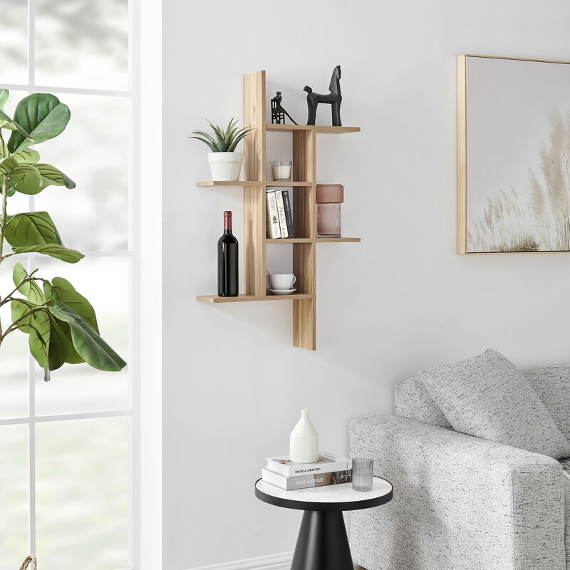 Dual-Orientation Cantilever Wall Shelf