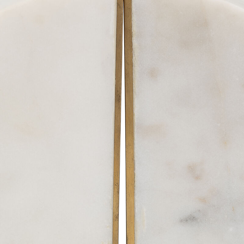 Marble, S/2 5" Pie Bookends image number 4