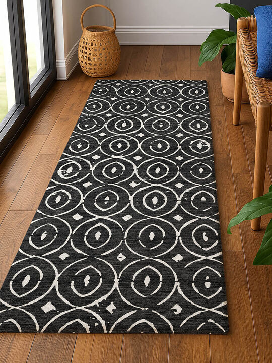 The Reserve TR12 Black 2'3" x 7'6" Rug