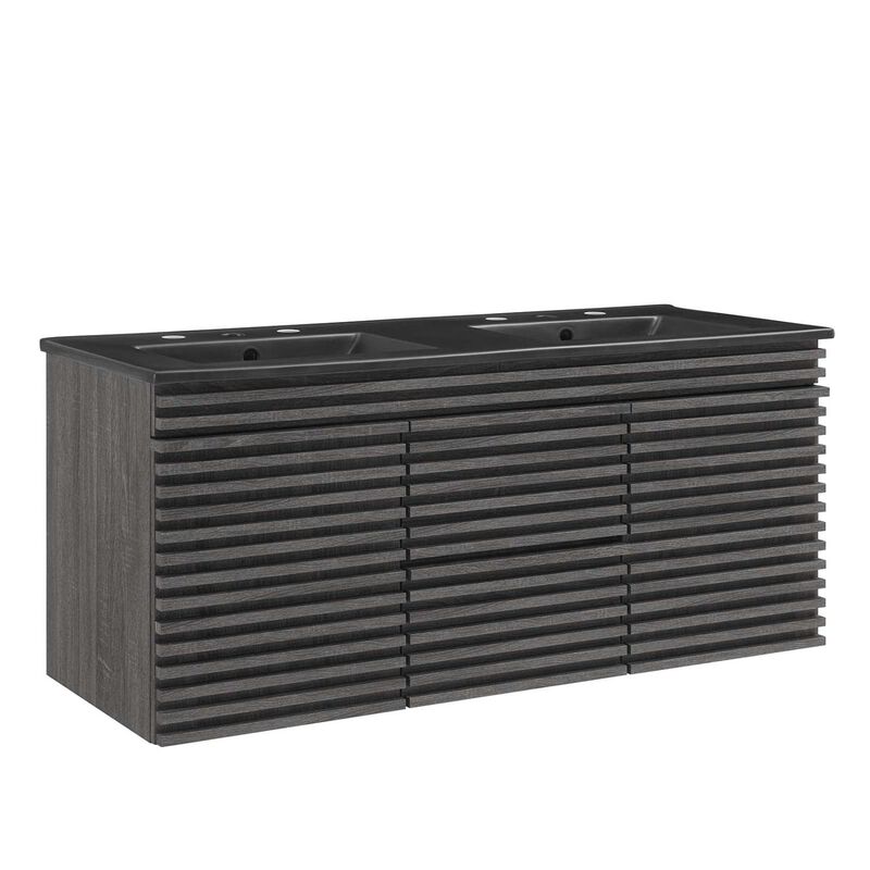 Render 48" Wall-Mount Bathroom Vanity Basin Included image number 0