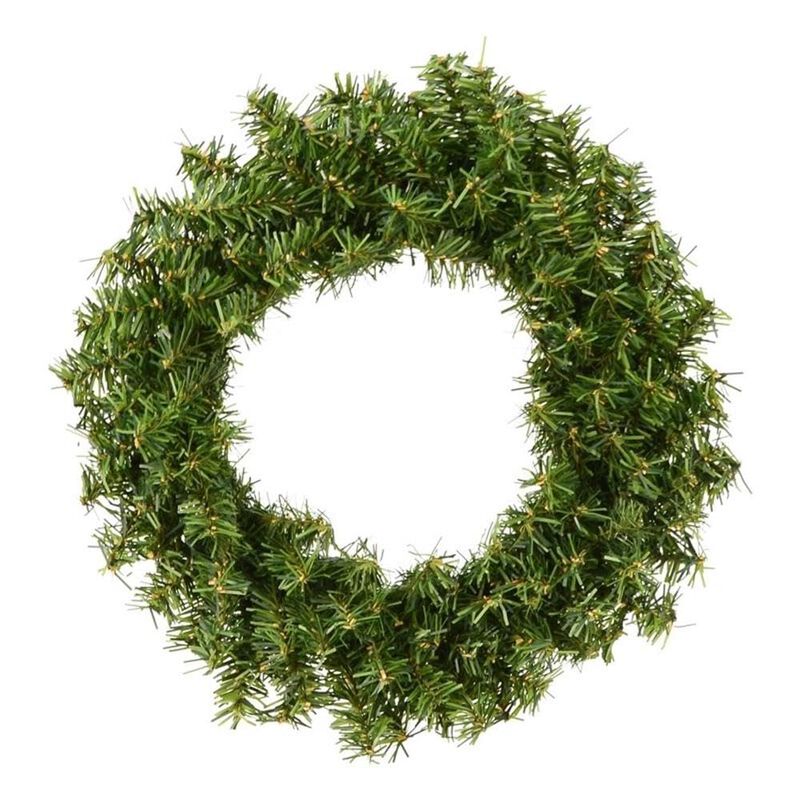 Vickerman 12" Mini Pine Unlit Artificial Christmas Wreaths in Green (Set of 4) image number 0