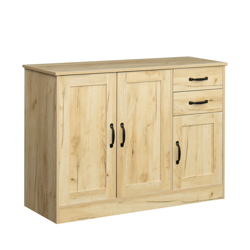 Streamdale Modern Wood Buffet with Doors, Storage, and Drawers