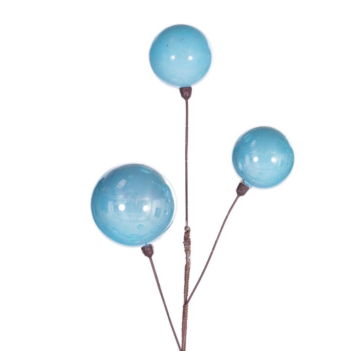 Vickerman 10' Baby Blue Pearl Branch Ball Wire .