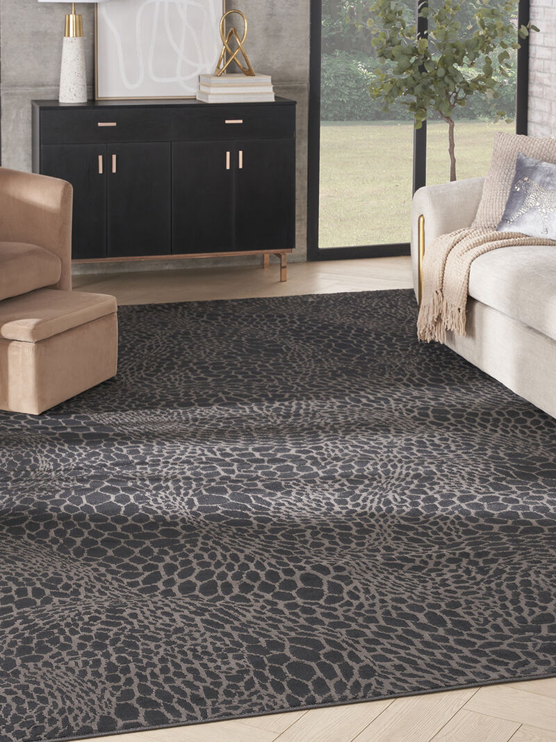 Desire DSR08 Charcoal/Silver 7'10" x 9'10" Rug