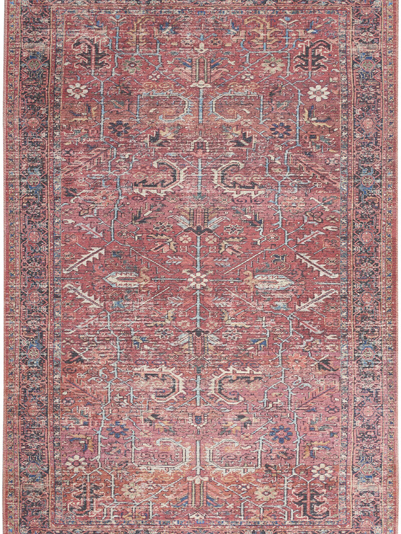 Machine Washable Series 1 SR102 Brick 9'2" x 12' Rug