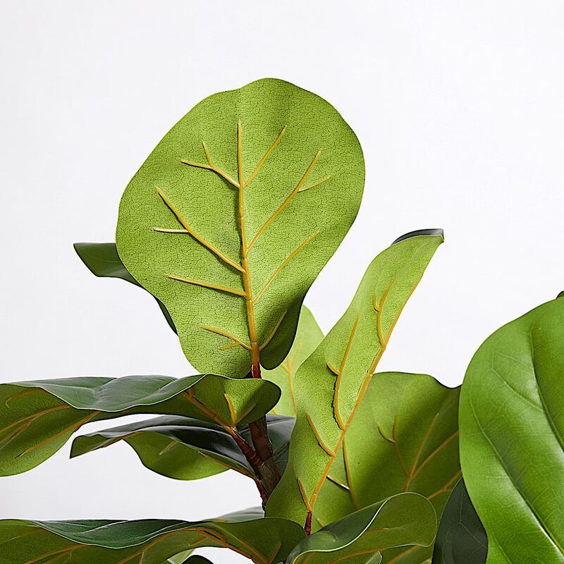 Artificial Fiddle Leaf Fig Tree with Artisan Planter image number 2