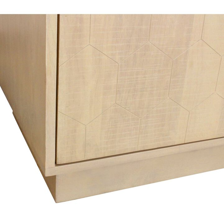 Ren 4-Door Sideboard in Aged Natural