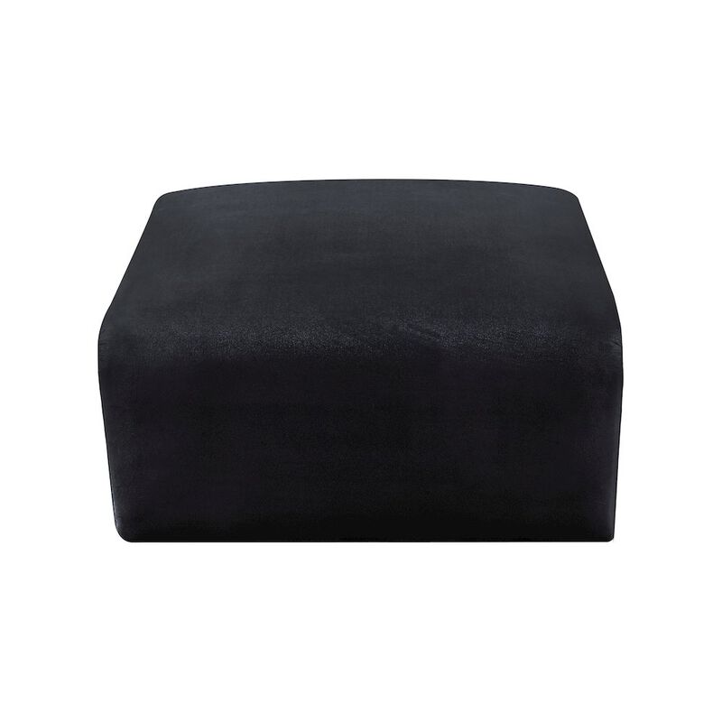 Meridian Furniture Arc Vegan Leather Ottoman