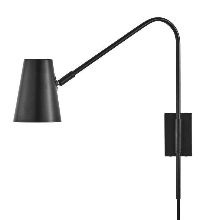 Modway EEI-6532-BLK Faye Metal Wall Sconce, Black