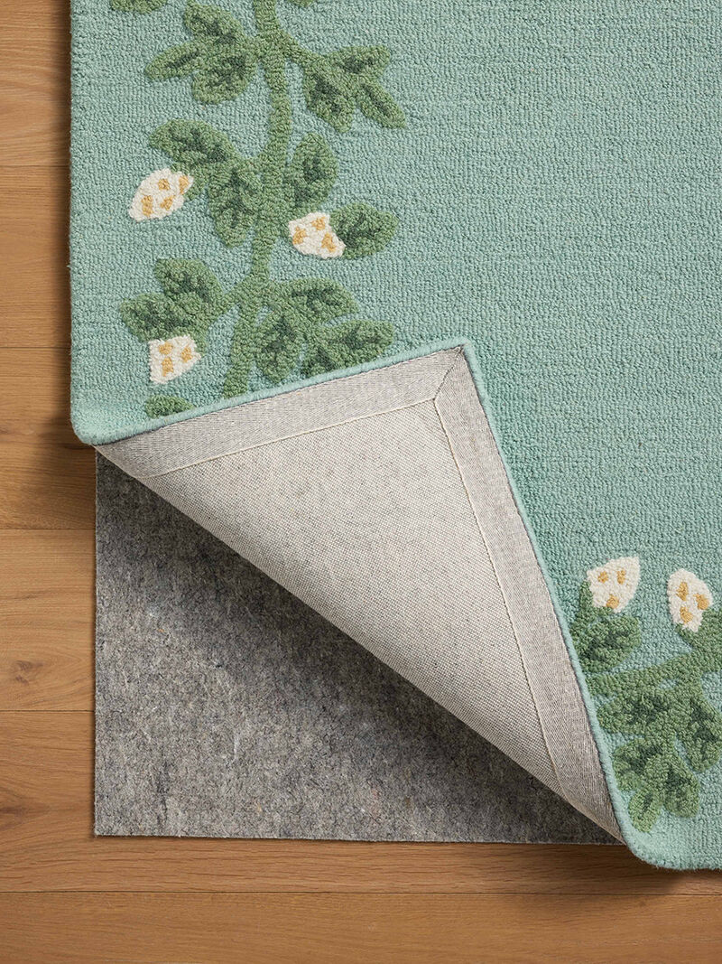 Highgrove HIG03 Blue 7'9" x 9'9" Rug by Rifle Paper Co. x Loloi image number 4