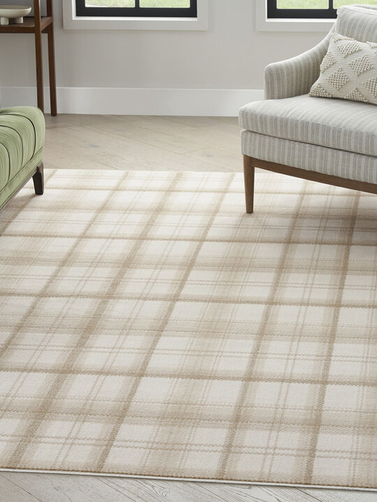 Grafix GRF03 Ivory/Beige 7'10" x 9'10" Rug