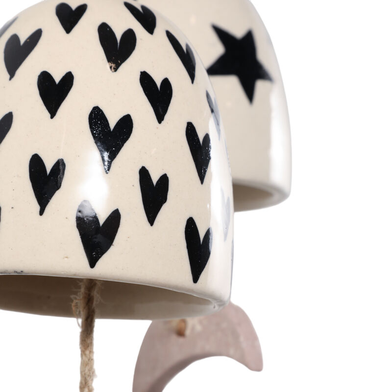 S/2 Ceramic Hand Painted Bells image number 3