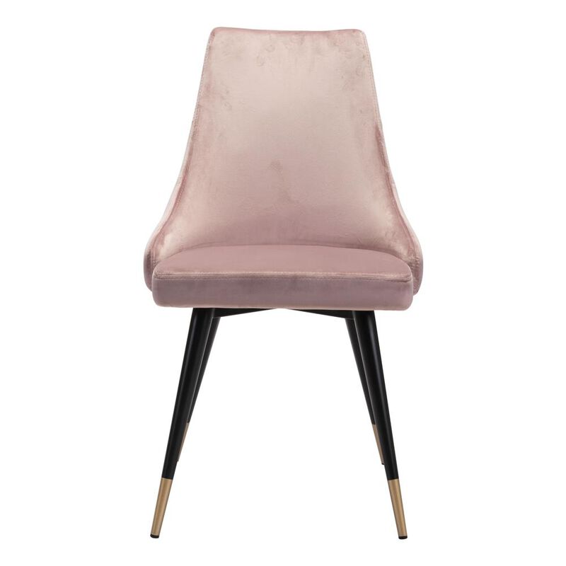 Belen Kox Piccolo Dining Chair (Set of 2), Pink Velvet, Belen Kox