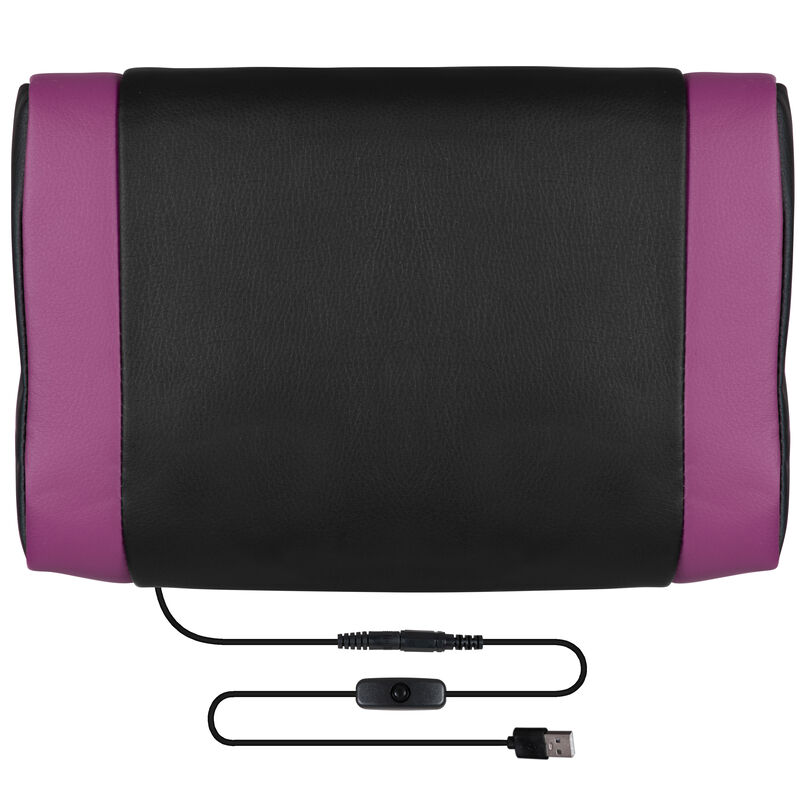 Flash Furniture X40 Gaming Chair Racing Computer Chair - Black/Purple image number 7
