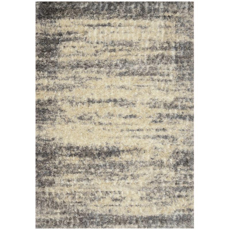 Merino 6714 Ivory/Blue Landscapes Area Rug, Size - 5'3 x 7'7