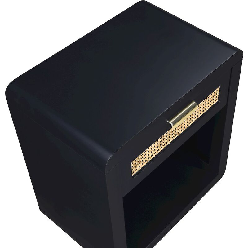 Meridian Furniture Langham Black Night Stand