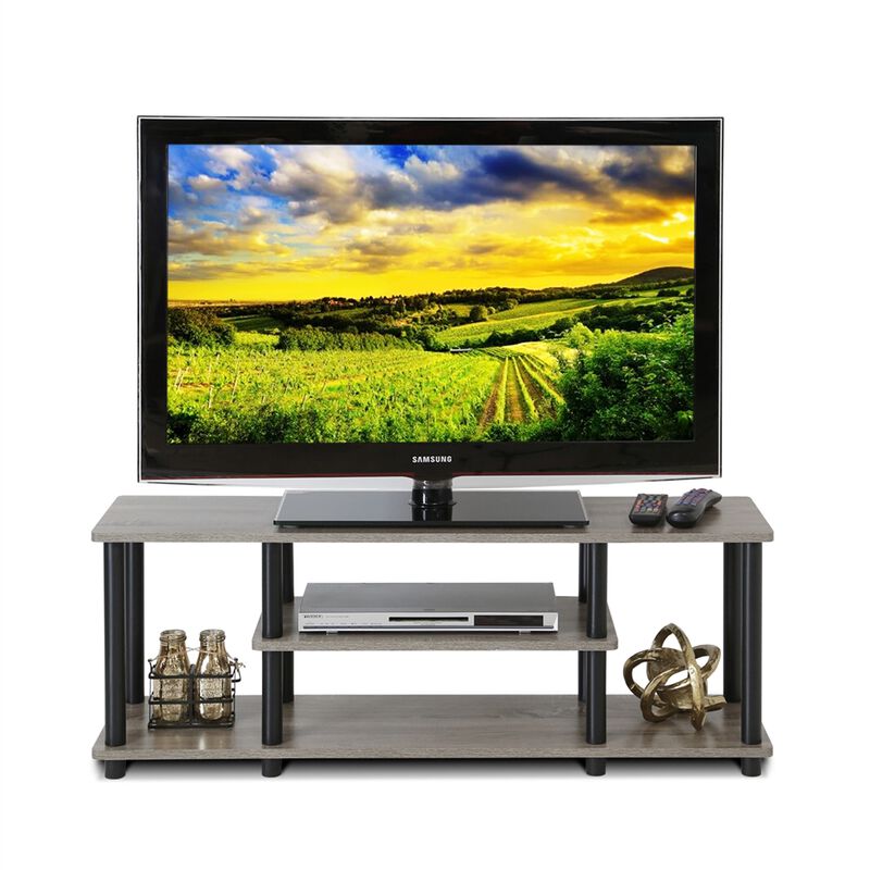 Furinno Turn-N-Tube No Tools 3-Tier Entertainment TV Stands